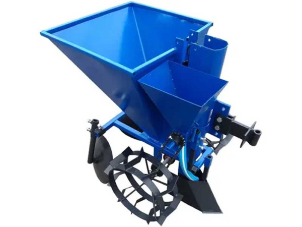 Картофелесажалка  КС01-01п с бункером для удобрений для мотоблока