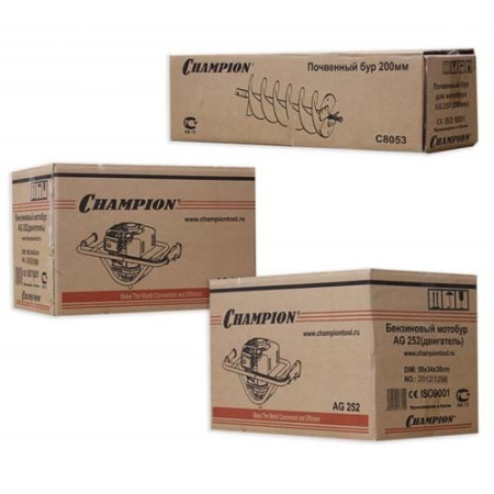 Мотобур CHAMPION AG252