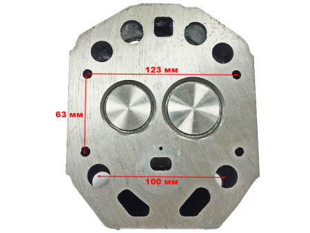 Головка блока цилиндра R195 (под прокладку ГБЦ 104мм)