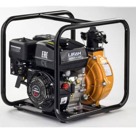 Мотопомпа  бензиновая Lifan 40ZB60-4,8QT противопожарная