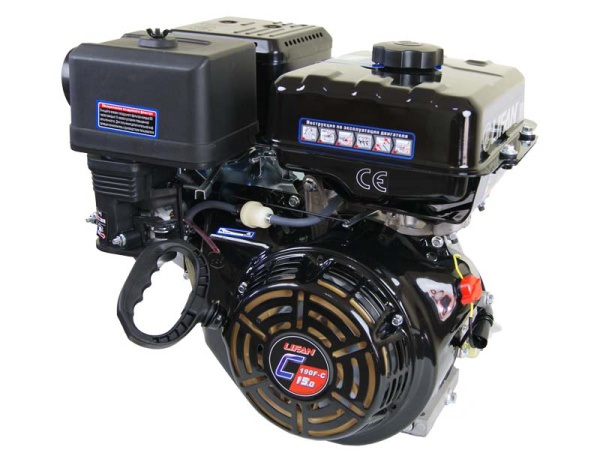 Двигатель Lifan 190FD-CR Pro (сцепление и редуктор 2:1) 15лс