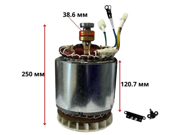 Альтернатор (статор) генератора 3500E в сборе LIFAN (31100-BD150-0005)