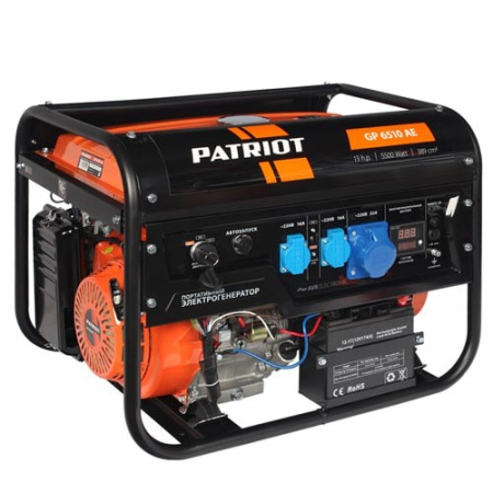 Генератор бензиновый Patriot 6510AE