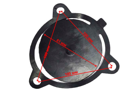 Клапан мотопомпы обратный на вход 80 мм