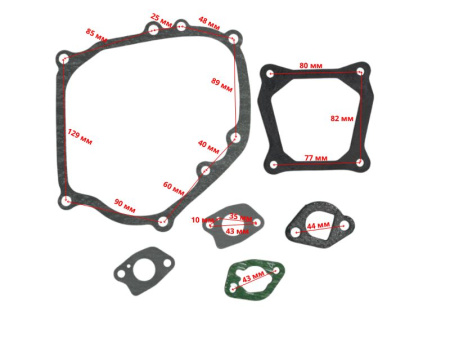 Прокладки 168F-170F(GX200-GX210) набор 6шт