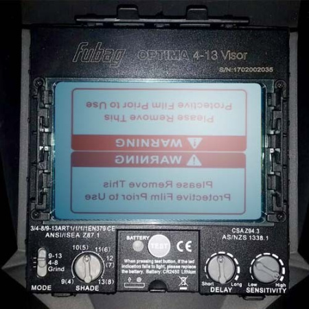 Маска сварочная FUBAG OPTIMA 4 – 13 Visor Black