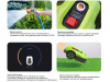 Газонокосилка GRASS LAWN MOWER ROBOT 700M2 S700G ORBEX