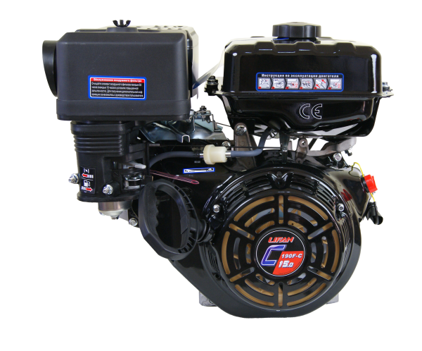 Двигатель Lifan 190F-C Pro (вал 25мм) 15лс