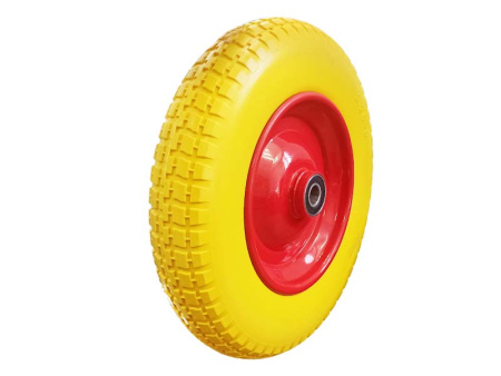 Колесо 3.25-8 полиуретановое для тачки (ось 20/75)