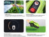 Газонокосилка GRASS LAWN MOWER ROBOT 400M2 S400G ORBEX