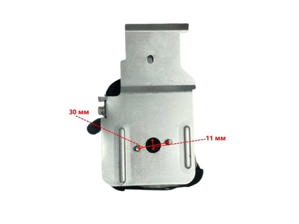 Глушитель 139F-2 Lifan в сборе с пластиной крепления