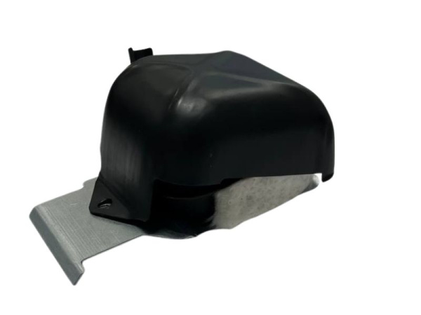 Глушитель 139F-2 Lifan в сборе с пластиной крепления