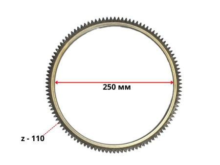 Венец маховика C186FD Lifan Z-110 (24113-H8614-0001)