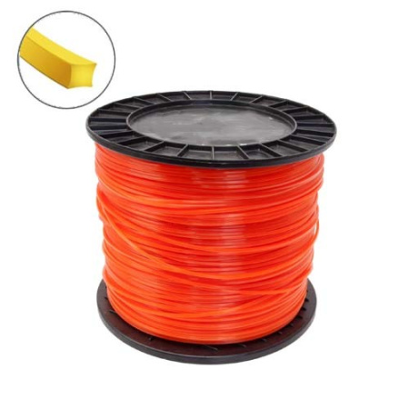 Леска триммерная 2.4мм/100м (квадрат)